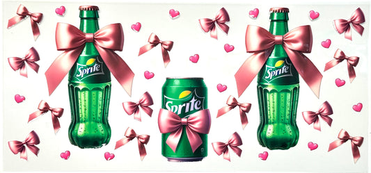 Lemon/Lime Soda w/Bows Wrap-722