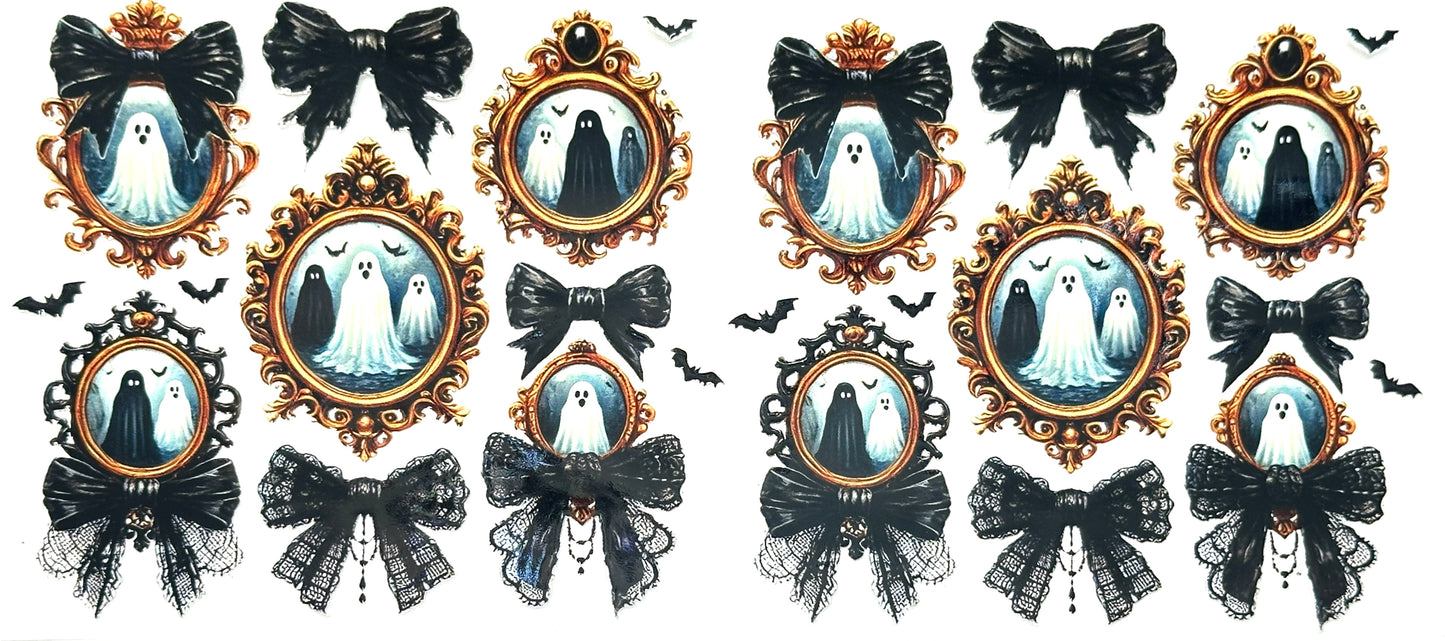 Gold Framed Ghosts Wrap-729