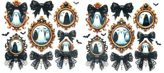 Gold Framed Ghosts Wrap-729