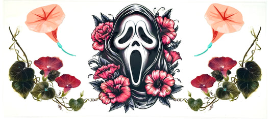 Floral Ghost Face Wrap-733