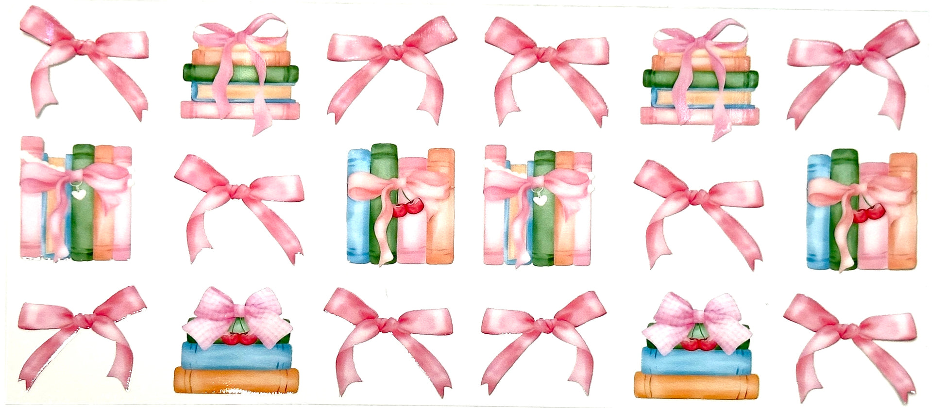 Set of gift boxes with ribbons on a white background