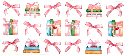 Set of gift boxes with ribbons on a white background