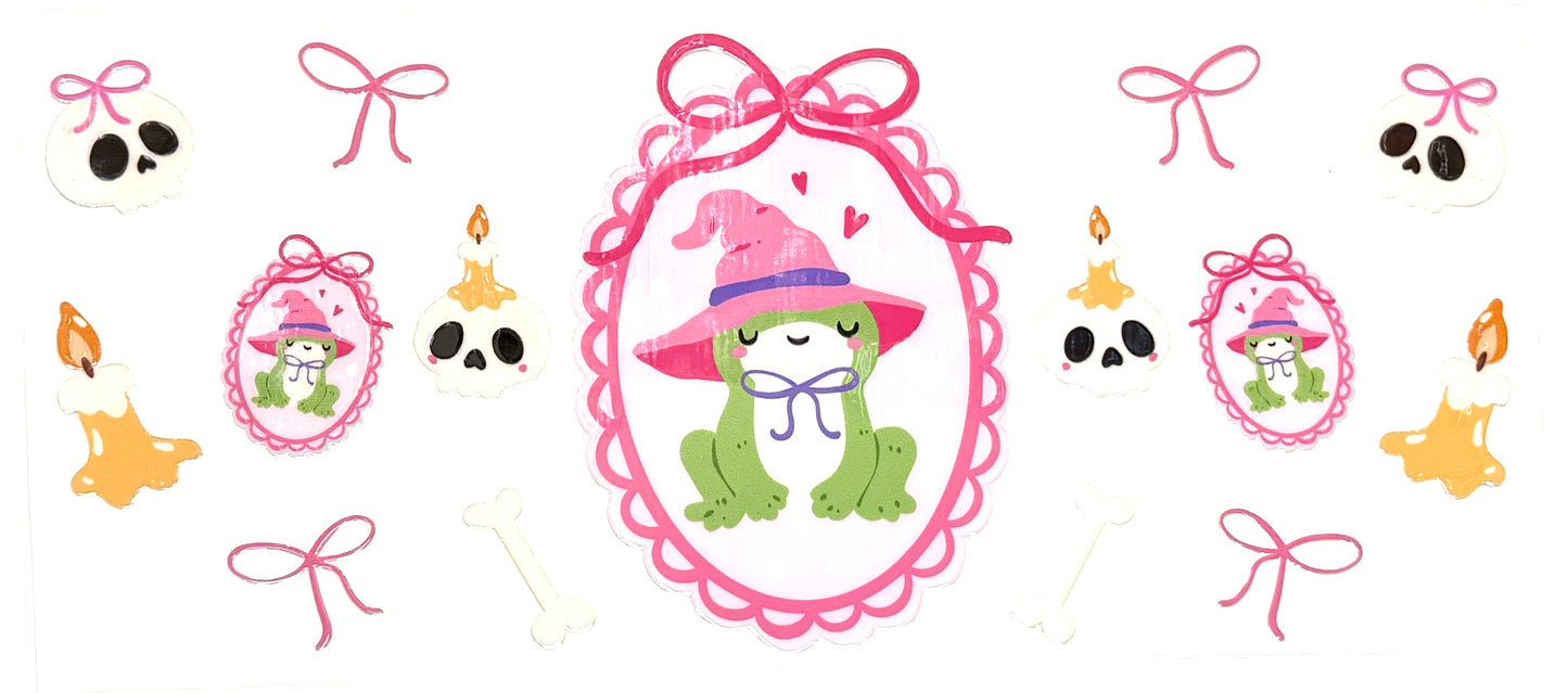 Witch Frog in Frame Wrap-896