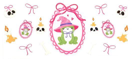 Witch Frog in Frame Wrap-896