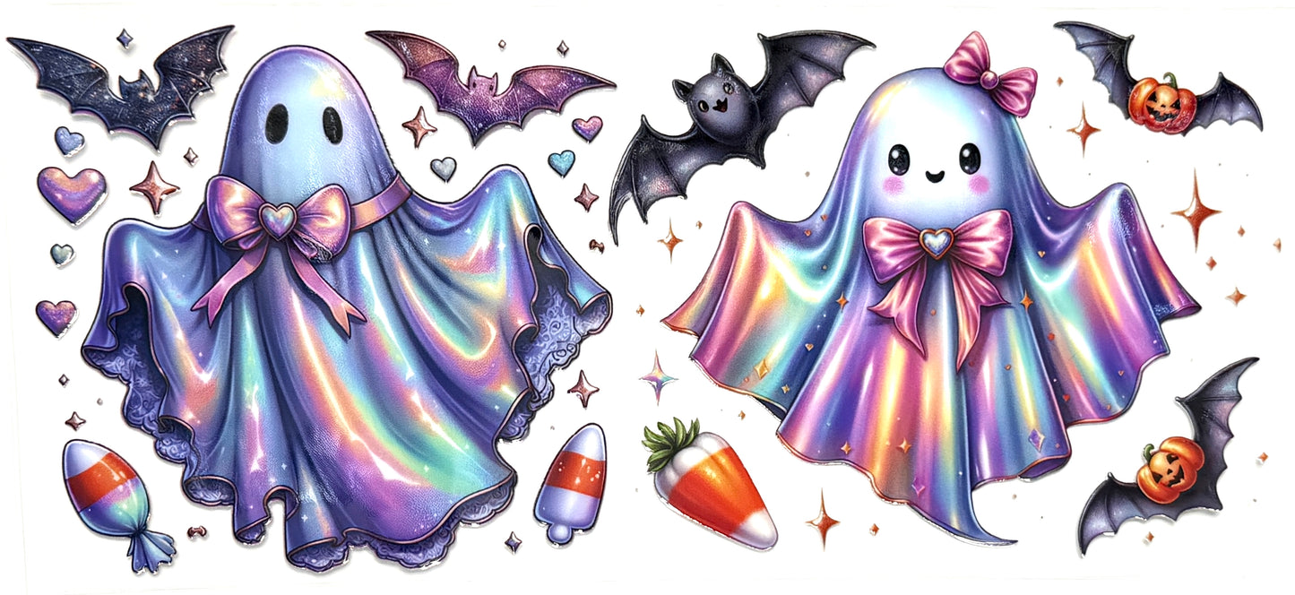 Pastel Ghosts and Candy Corn Wrap-899