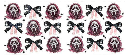 Ghost Face and Bows Wrap-919