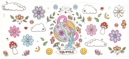 Aquarius Boho Zodiac Wrap-934