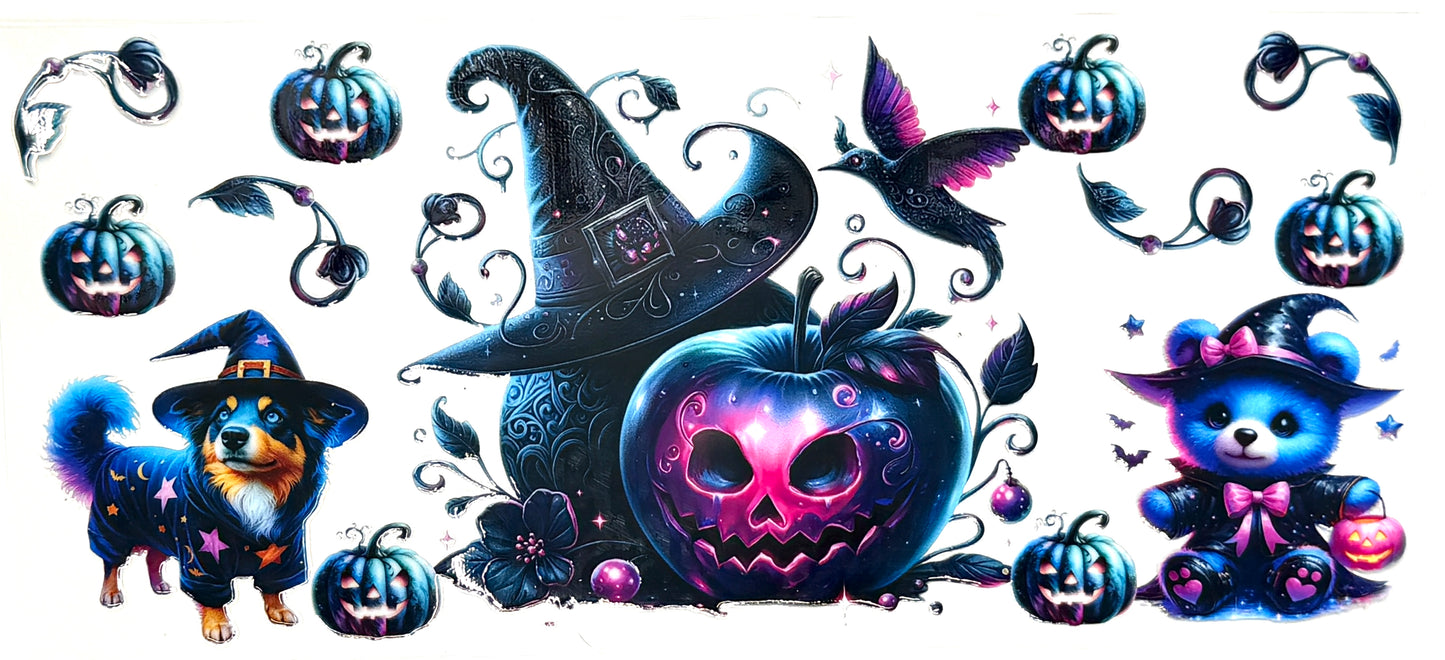 Midnight Pumpkin w/Dog and Bear Wrap-950