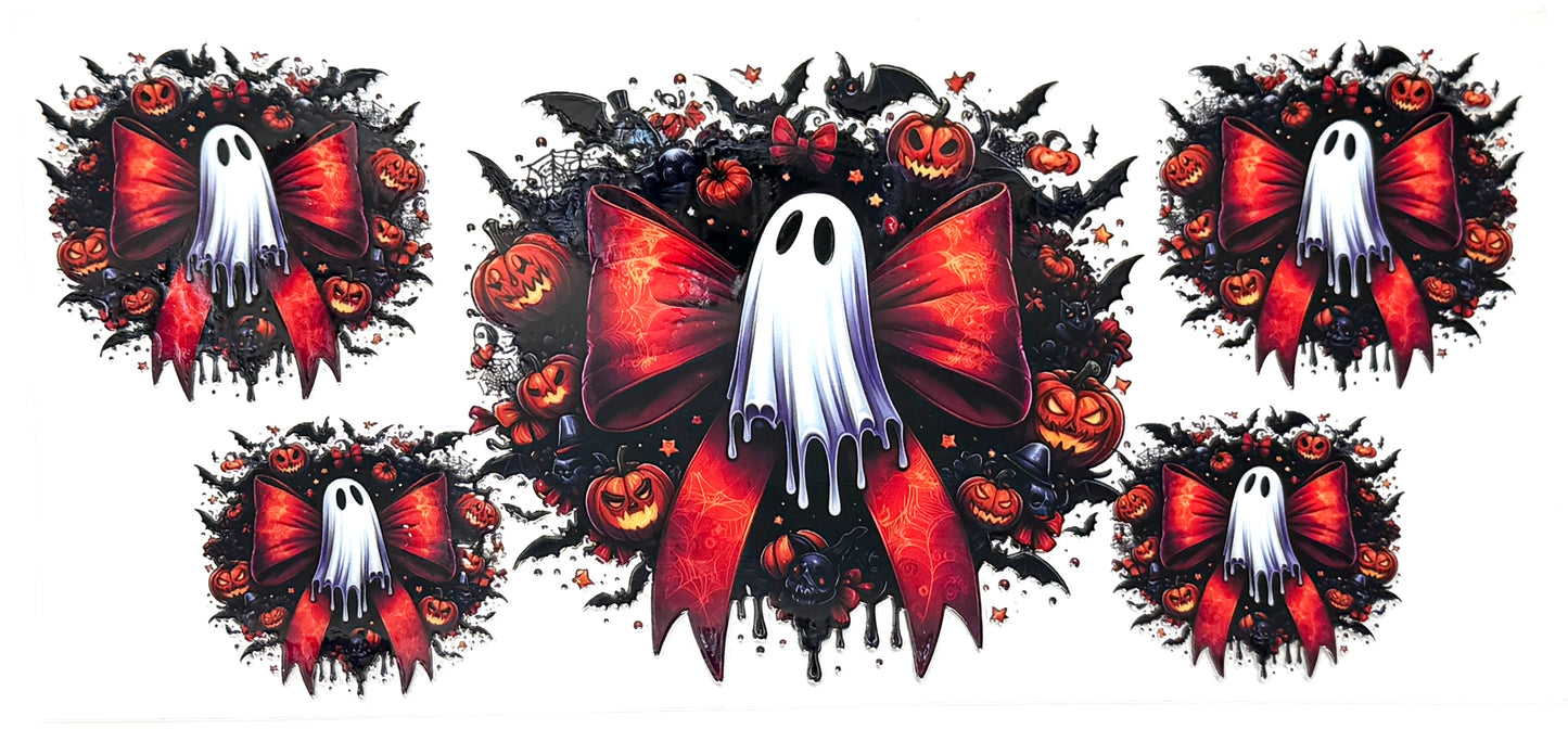 Red Ghost Bow Wrap-972