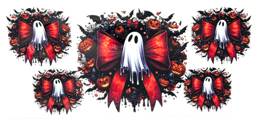 Red Ghost Bow Wrap-972