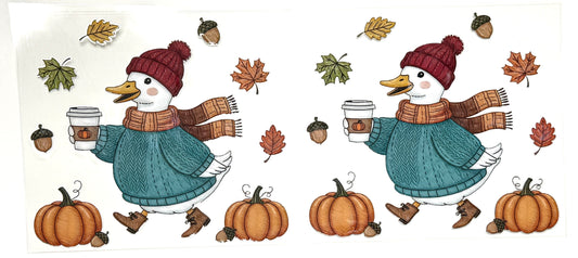 Fall Geese and Coffee Wrap-989
