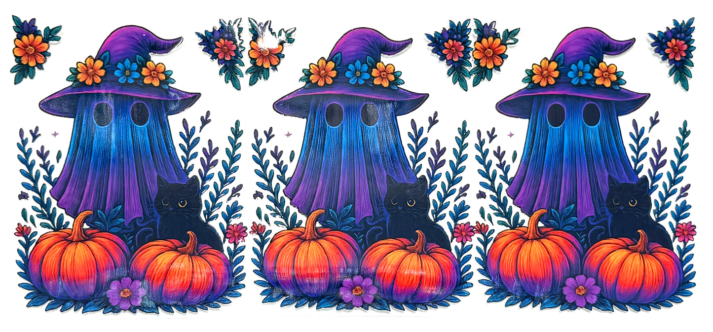 Blue and Purple Ghosts Wrap-992