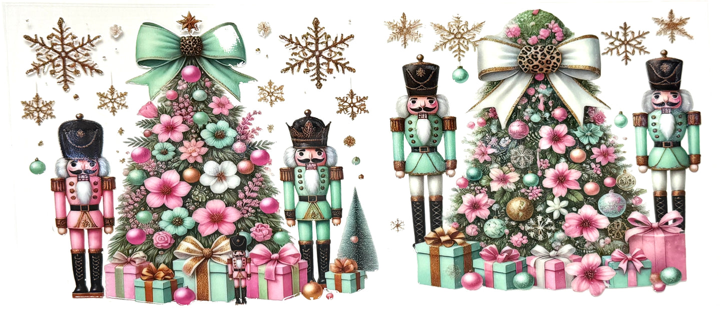 Tree and Nutcrackers Wrap B-1032
