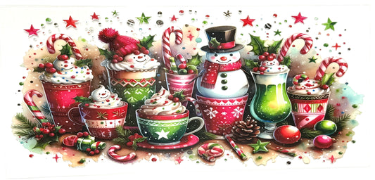 Hot Cocoa Cups and Snowman Wrap-1036