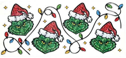 Glitter Look Green Guy Wrap-1037