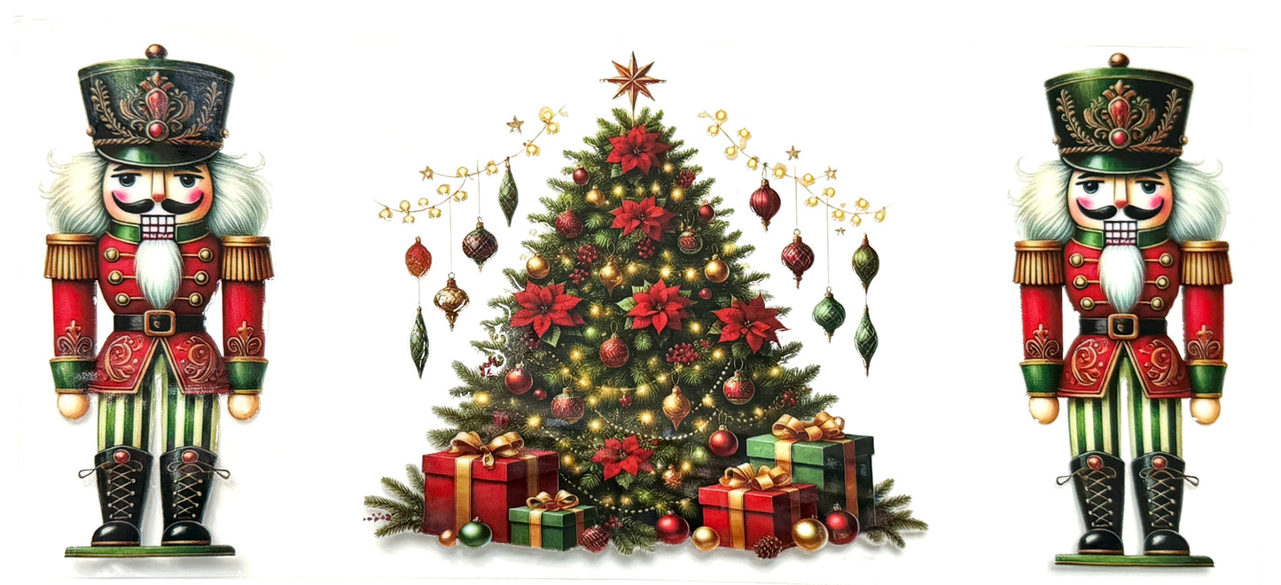 Tree w/Red Nutcrackers Wrap-1046