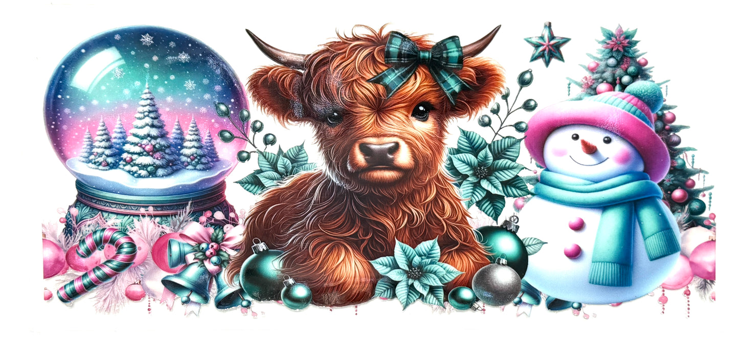 Cow and Snowglobe Christmas Wrap-1058