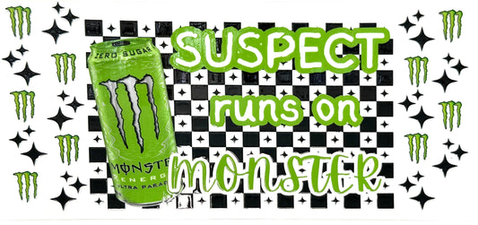 Monster Drink Checkered Wrap-1078