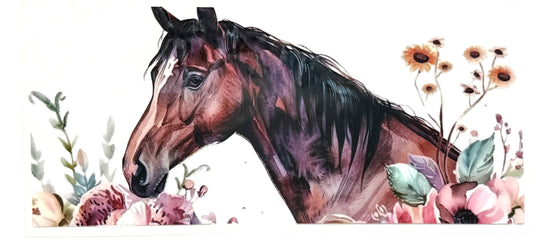 Horse and Flowers Wrap-1111