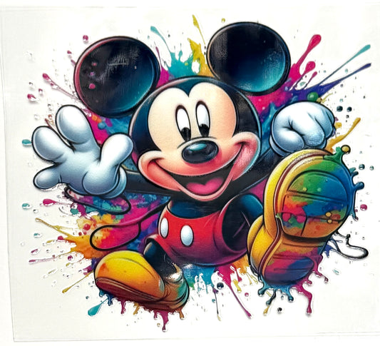 Magical Mouse Paint Splatter Decal-1134