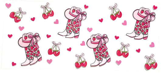 Strawberries and Boots Wrap-1150
