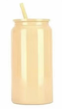 16oz Stainless Steele Color Lid and Straw (NON-SNOWGLOBE)