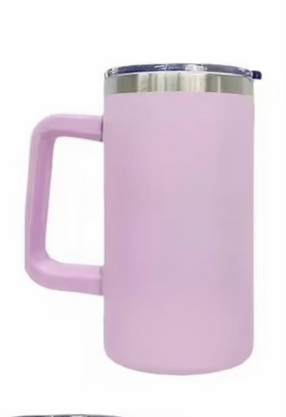 20oz. Stainless Steel Mug w/Handle (NON-SNOWGLOBE)