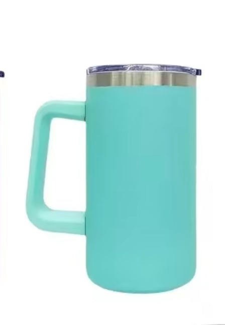 20oz. Stainless Steel Mug w/Handle (NON-SNOWGLOBE)