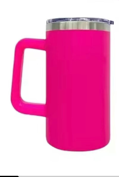 20oz. Stainless Steel Mug w/Handle (NON-SNOWGLOBE)