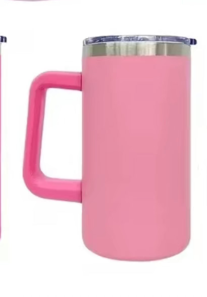20oz. Stainless Steel Mug w/Handle (NON-SNOWGLOBE)