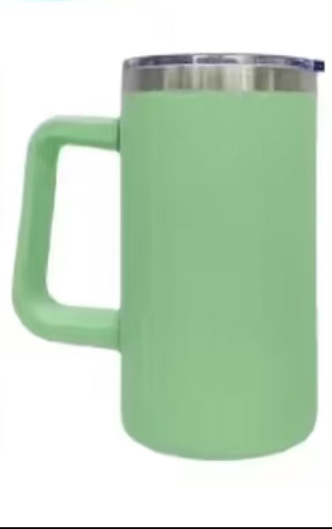 20oz. Stainless Steel Mug w/Handle (NON-SNOWGLOBE)