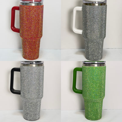 40oz Rhinestone Stainless Steel Tumbler