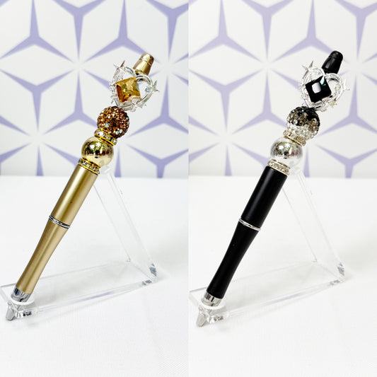 Metal Heart with Gem Pen