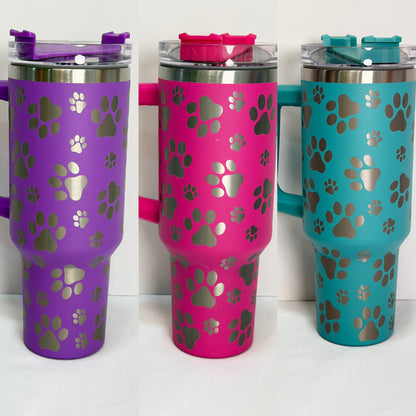 40oz Paw Stainless Steel Tumbler