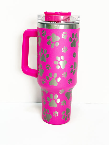 40oz Paw Stainless Steel Tumbler