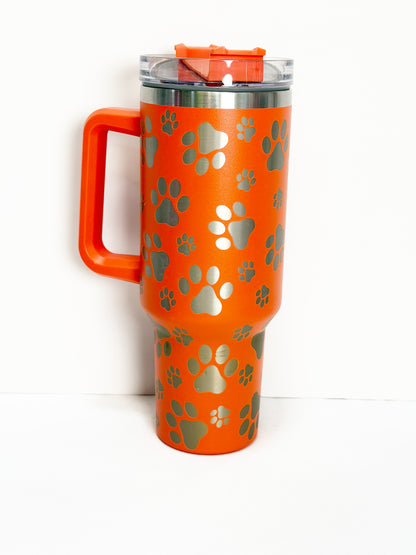40oz Paw Stainless Steel Tumbler