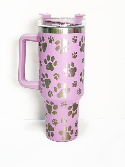 40oz Paw Stainless Steel Tumbler