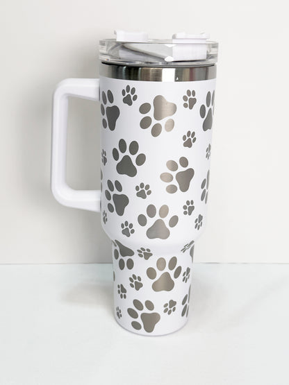 40oz Paw Stainless Steel Tumbler