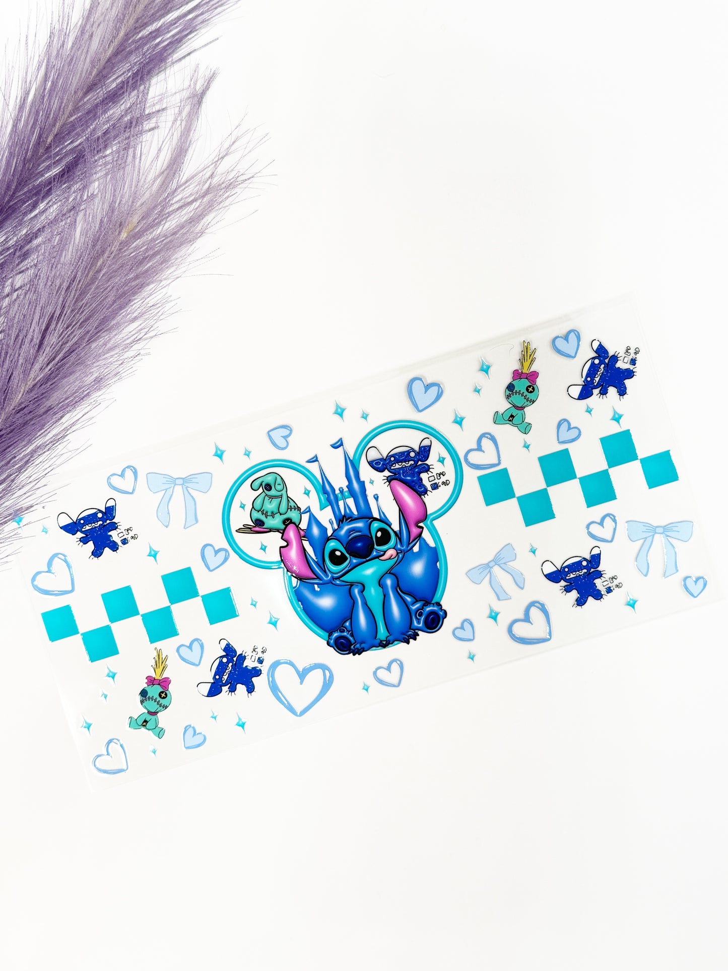 Blue Guy Magical Checkered Wrap-1182