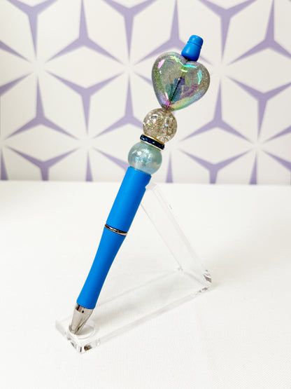 Glitter Hearts Pen