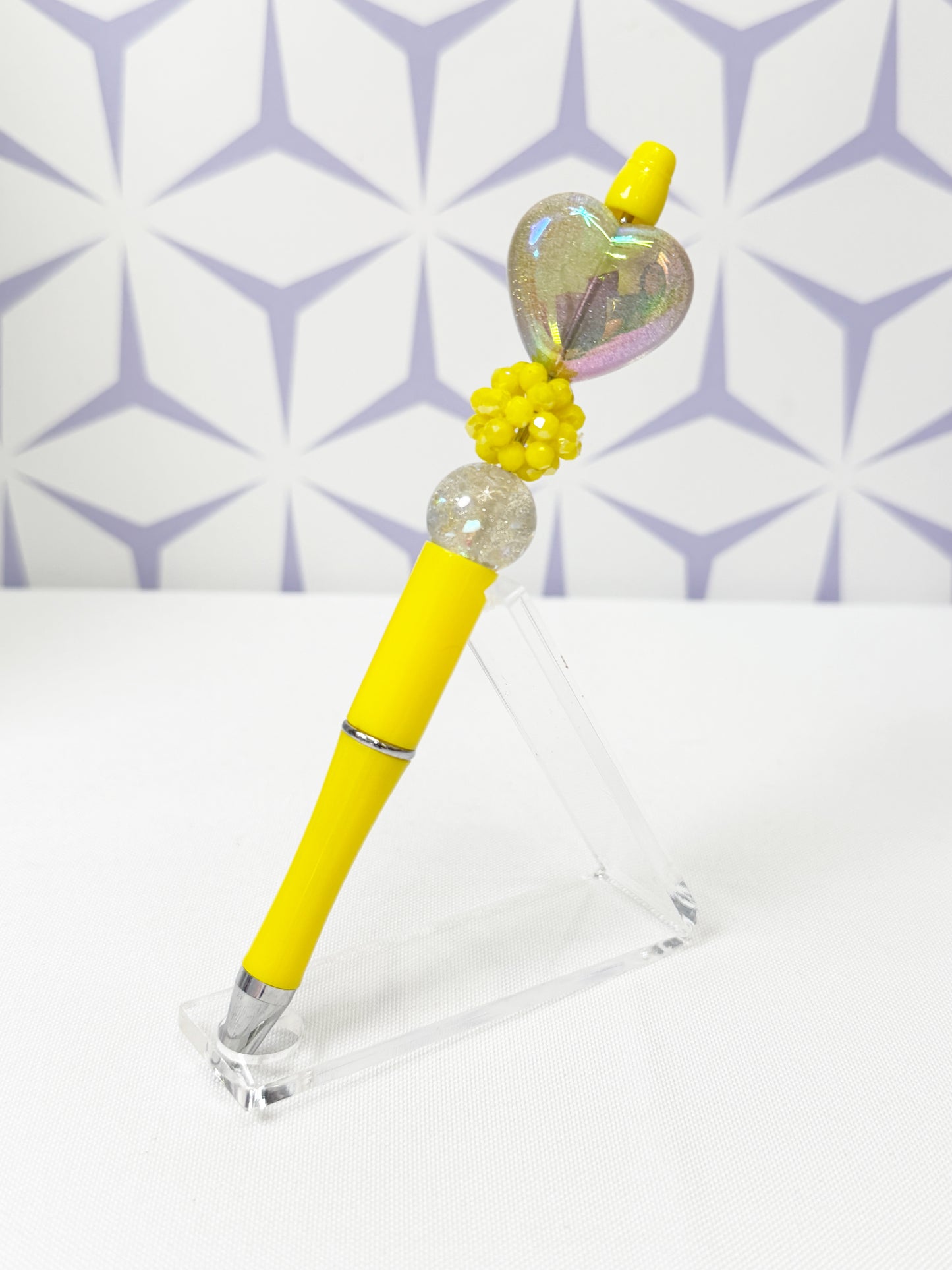 Glitter Hearts Pen