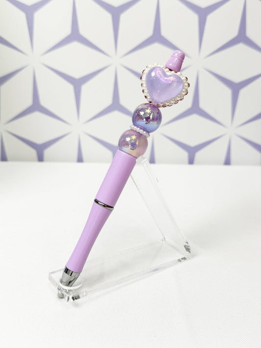 Bubble Hearts Pearls and Rhinestone Pen