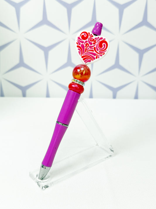 Paisley Heart Pen