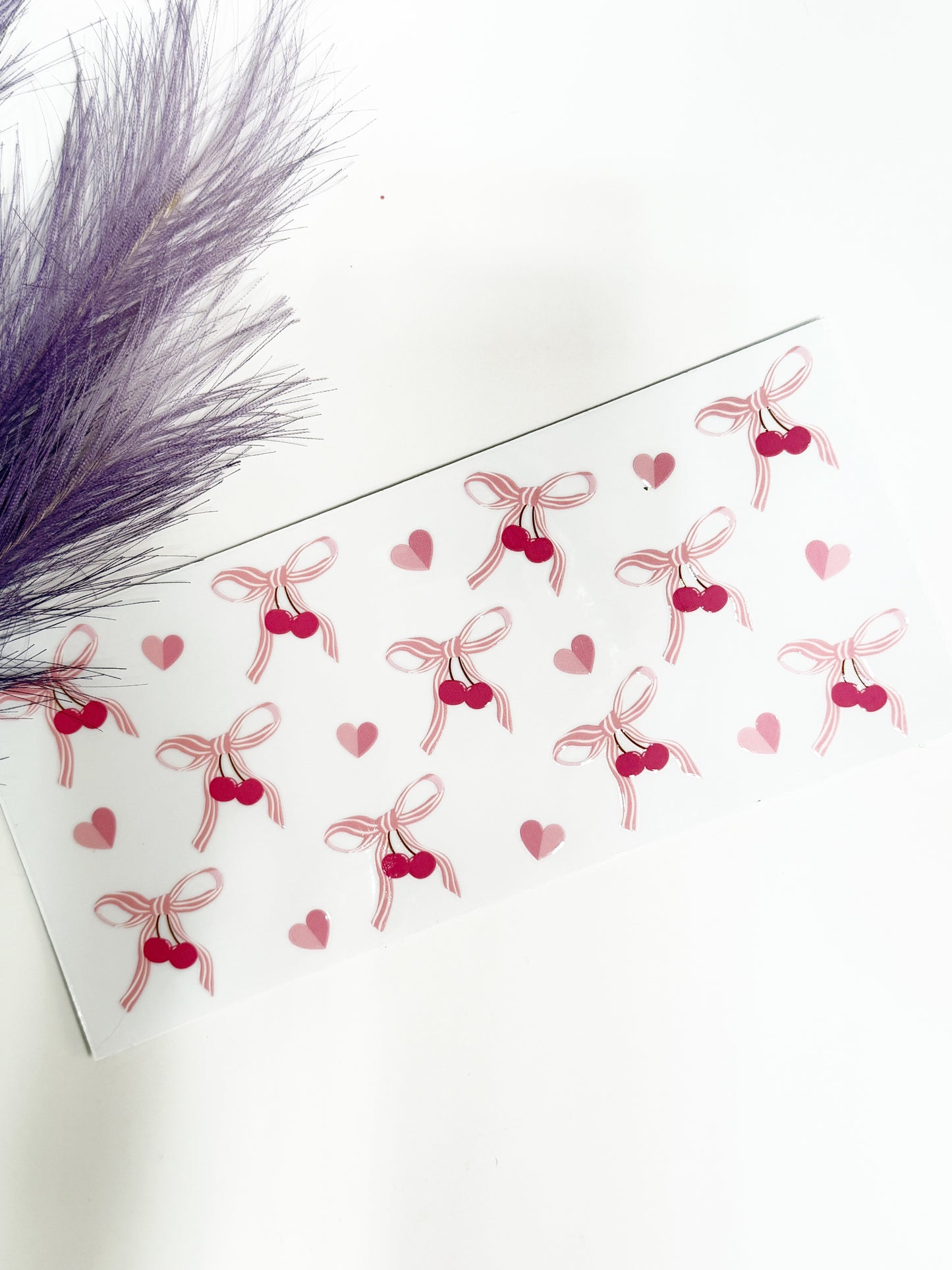 Pink Cherries and Bows Wrap-1278