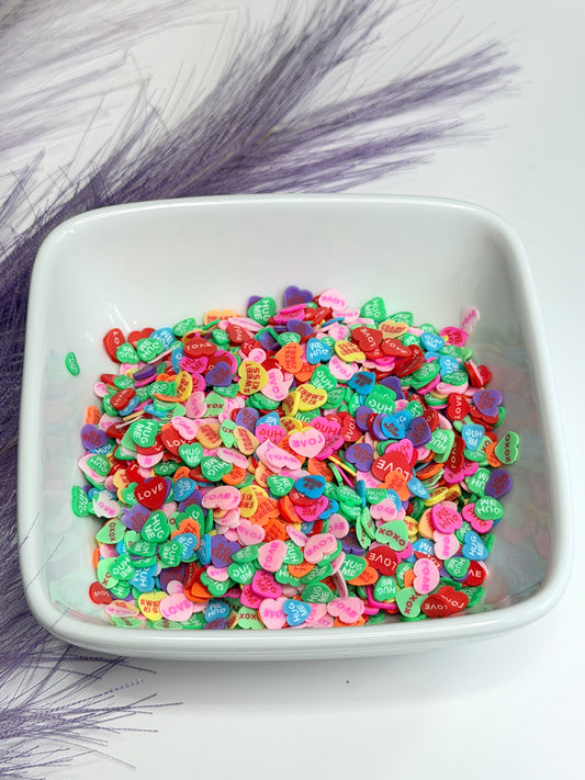 H101 Conversation Hearts Clay