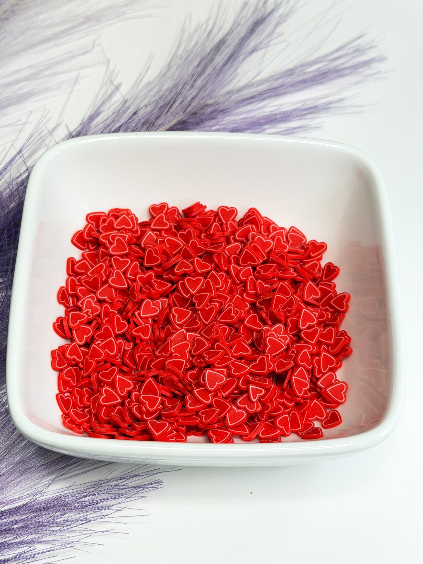 H102 Red Hearts Clay