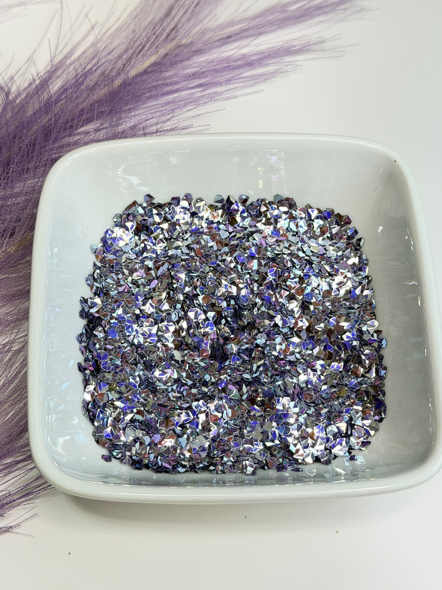 D102 Purple/Silver Diamond Glitter