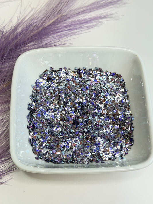 D102 Purple/Silver Diamond Glitter