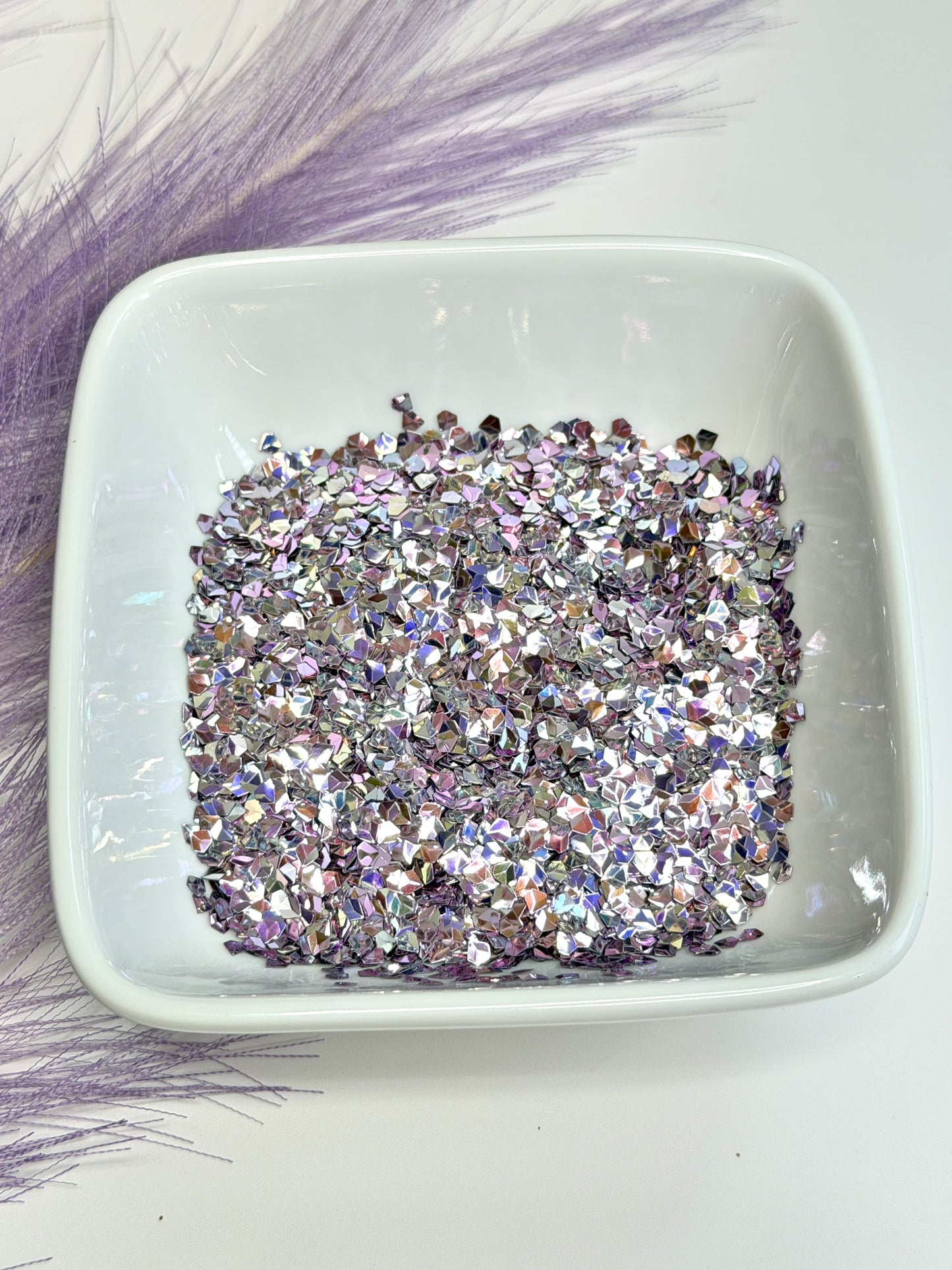D103 Pink/Silver Diamond Glitter
