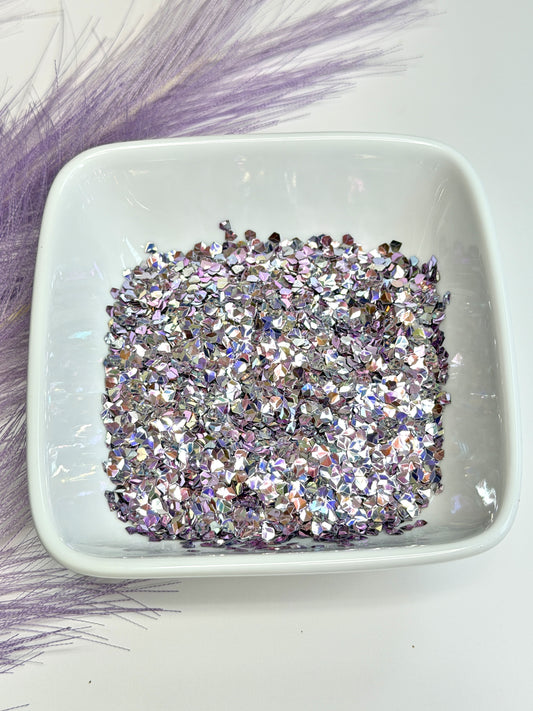D103 Pink/Silver Diamond Glitter